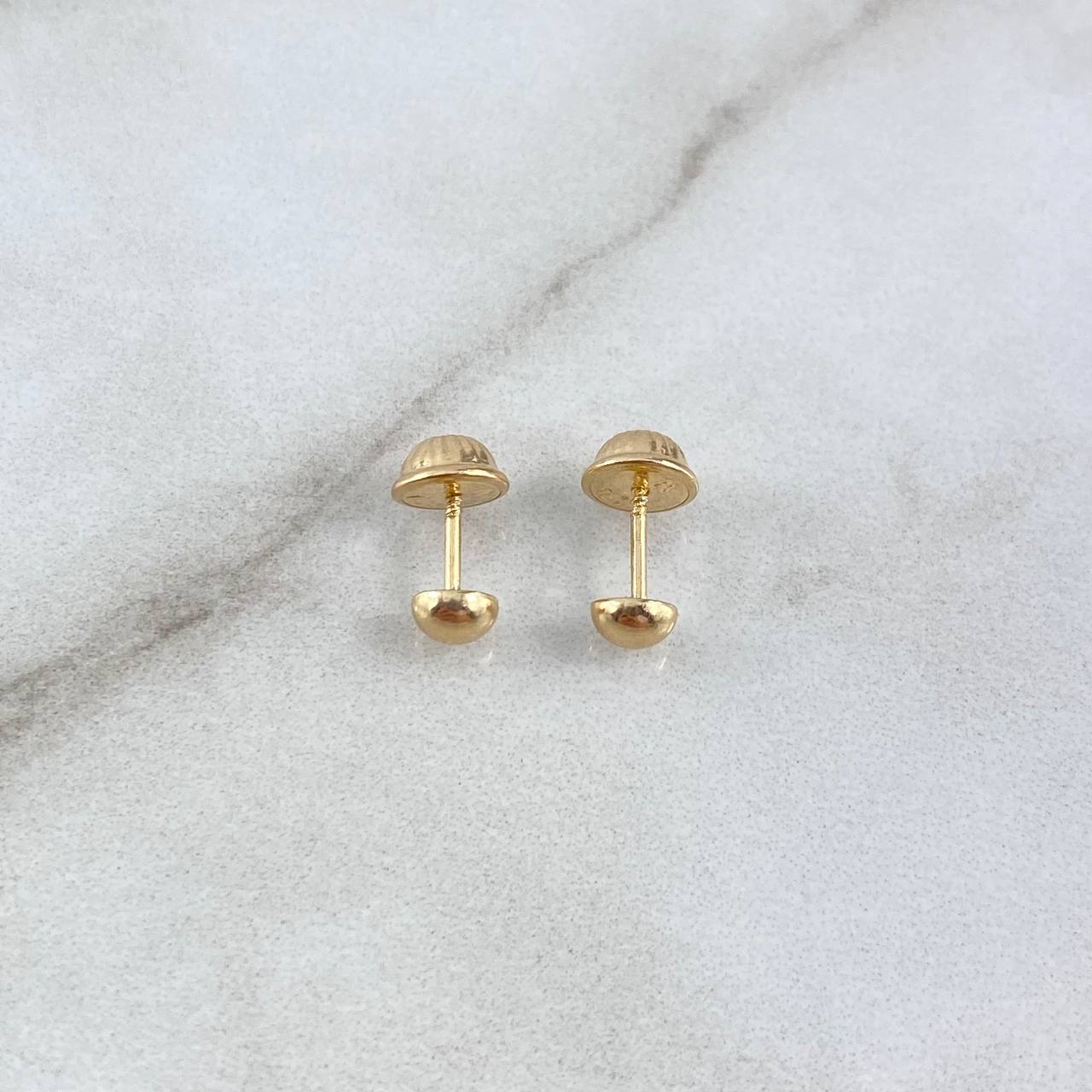 Topos Media Bola 4mm 0.45gr Lisa Oro Amarillo Topos Media Bola 4mm 0.45gr Lisa Oro Amarillo