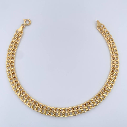 Pulso Sedusa 3.4gr / 18.6cm / 5.65mm Oro Amarillo +3 18K %