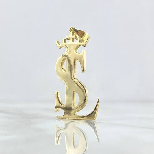 Fabricacion Bajo Pedido Dije Logo Personalizada 10gr / Liso Oro Amarillo 18K