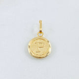 Dije Letra P 0.6gr / 2cm / Oro Amarillo 18K * Dije Letra P 0.6gr / 2cm / Oro Amarillo 18K *