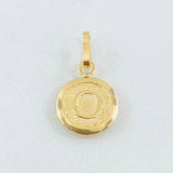 Dije Letra O 0.6gr / 2cm / Oro Amarillo 18K © Dije Letra O 0.6gr / 2cm / Oro Amarillo 18K ©