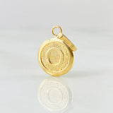Dije Letra O 0.6gr / 2cm / Oro Amarillo 18K © Dije Letra O 0.6gr / 2cm / Oro Amarillo 18K ©