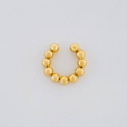 Piercing U Bolas Seguidas 0.8g / 1.1cm Oro Amarillo 18K