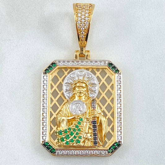 Dije Cuadro San Judas Tadeo 13.85gr / 4.7cm / Oro 18K