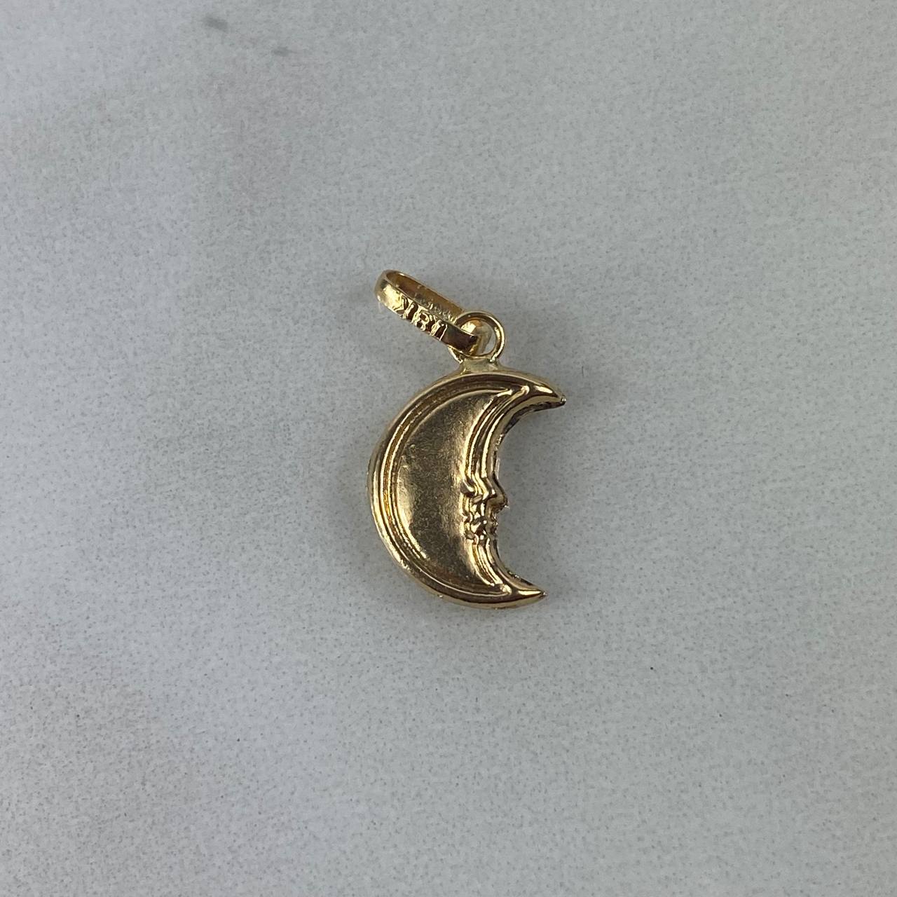 Dije Media Luna 0.55gr / 1.8 Troquelado Oro Amarillo Dije Media Luna 0.55gr / 1.8 Troquelado Oro Amarillo