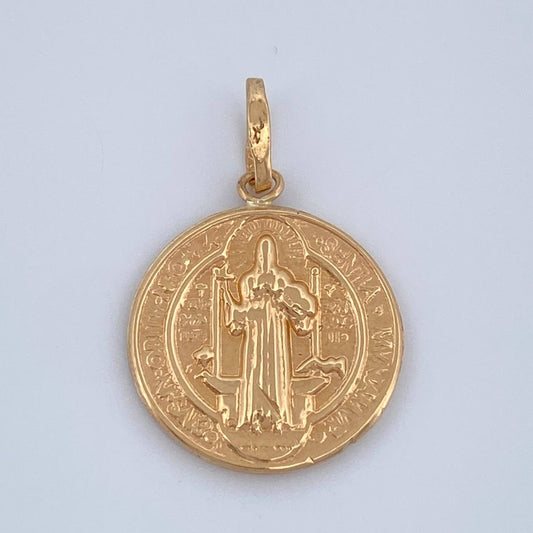 Dije San Benito 1.05gr / 2.3cm / Oro Amarillo 18K $