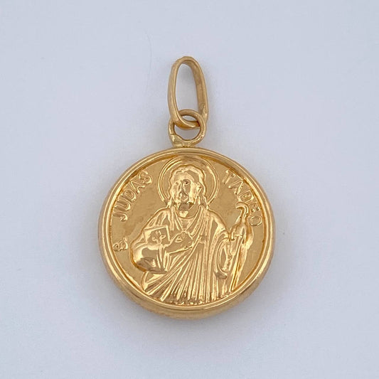 Dije San Judas Tadeo 1gr / 2cm / Oro Amarillo 18K $