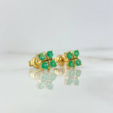 Topos Flor Regalo 2.85gr / 0.8cm / Esmeraldas 70pts Broche Mariposa Oro Amarillo (Joya) Topos Flor Regalo 2.85gr / 0.8cm / Esmeraldas 70pts Broche Mariposa Oro Amarillo (Joya)