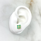 Topos Flor Regalo 2.85gr / 0.8cm / Esmeraldas 70pts Broche Mariposa Oro Amarillo (Joya) Topos Flor Regalo 2.85gr / 0.8cm / Esmeraldas 70pts Broche Mariposa Oro Amarillo (Joya)