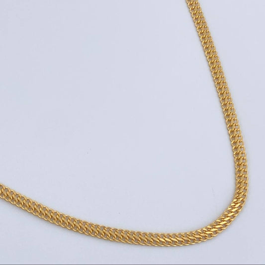 Cadena Sedusa 2.3gr / 50.2cm / 2.06mm Oro Amarillo +3 18K %