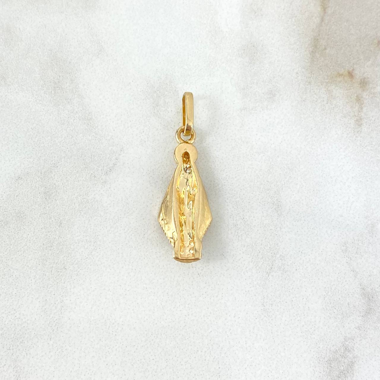 Dije Virgen Milagrosa 2.15gr / 2.8cm / Mateado Oro Amarillo © Dije Virgen Milagrosa 2.15gr / 2.8cm / Mateado Oro Amarillo ©