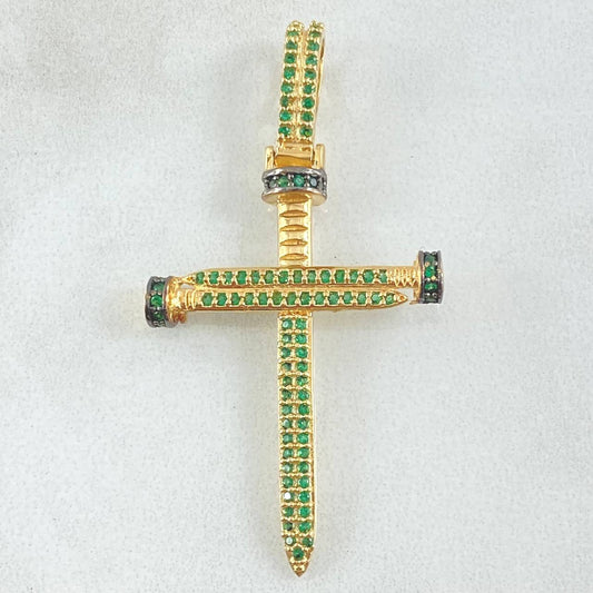 Dije Crúz Clavo 3.95gr / 4.7cm / Oro 18K