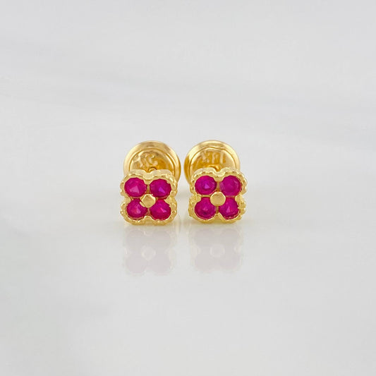 Topos Trebol 1.15 g / 5.34 mm Oro Amarillo 18K