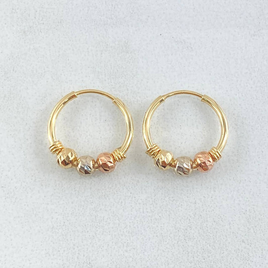 Candongas Aro 1.05gr / 1.3cm / Oro 18K