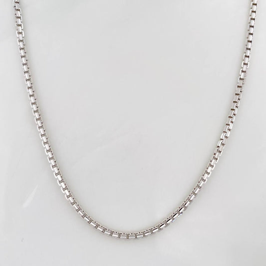 Cadena Veneciana 20.65g / 70cm / 2.2mm Oro Blanco 18K