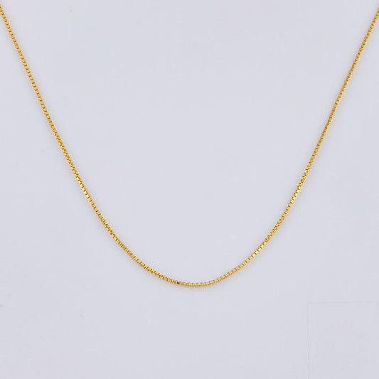 Cadena Veneciana 1.15g / 50cm / 0.7mm Oro Amarillo 18K