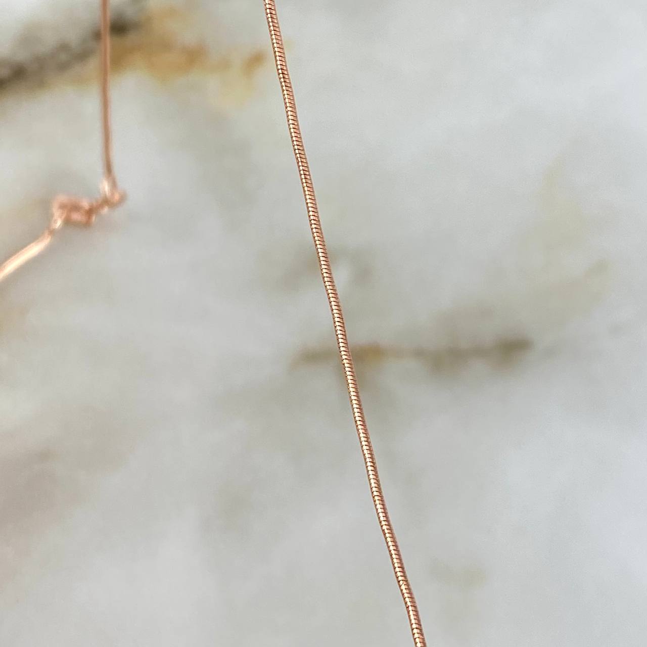 Cadena Cola Raton 3gr / 40cm / 0,8mm Oro Rosa +3* Cadena Cola Raton 3gr / 40cm / 0,8mm Oro Rosa +3*