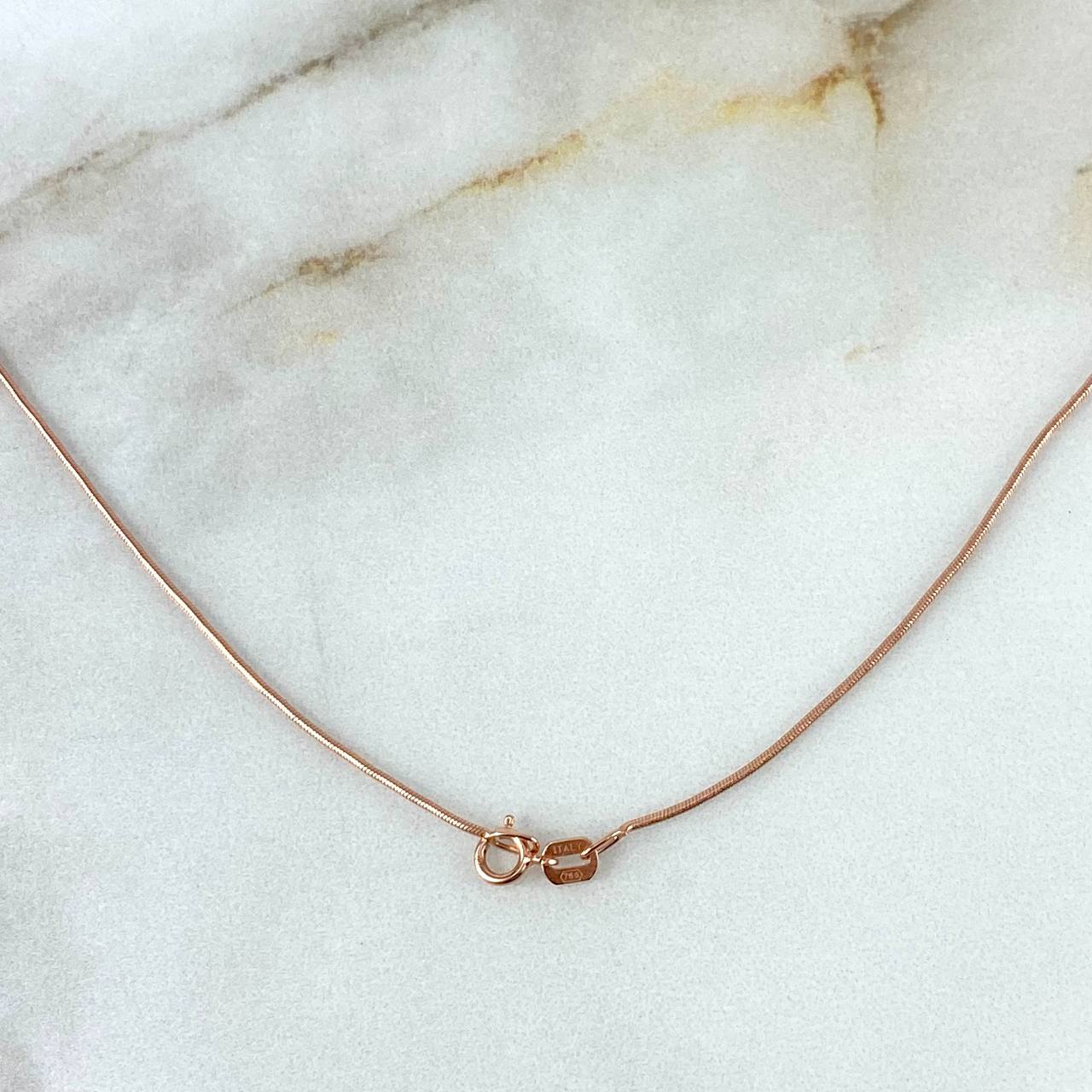 Cadena Cola Raton 3gr / 40cm / 0,8mm Oro Rosa +3* Cadena Cola Raton 3gr / 40cm / 0,8mm Oro Rosa +3*