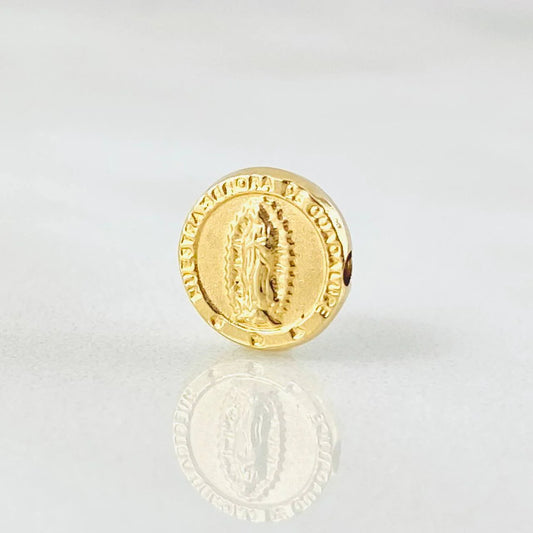 Herraje Virgen De Guadalupe 0.45 g / 1 cm Oro Amarillo 18K