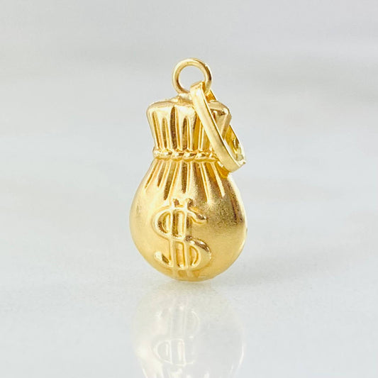 Dije Bolsa Dinero 0.55gr / 1.9cm / Oro Amarillo 18K ©
