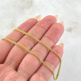 Cadena China 4.25gr / 45cm / Oro Amarillo +1 18K Cadena China 4.25gr / 45cm / Oro Amarillo +1 18K