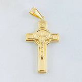 Dije Cruz Cristo 2.4gr / 4.2cm / Oro Amarillo 18K © Dije Cruz Cristo 2.4gr / 4.2cm / Oro Amarillo 18K ©