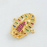 Herraje Virgen Guadalupe 4.95gr / 2cm / Oro Amarillo 18K © Herraje Virgen Guadalupe 4.95gr / 2cm / Oro Amarillo 18K ©