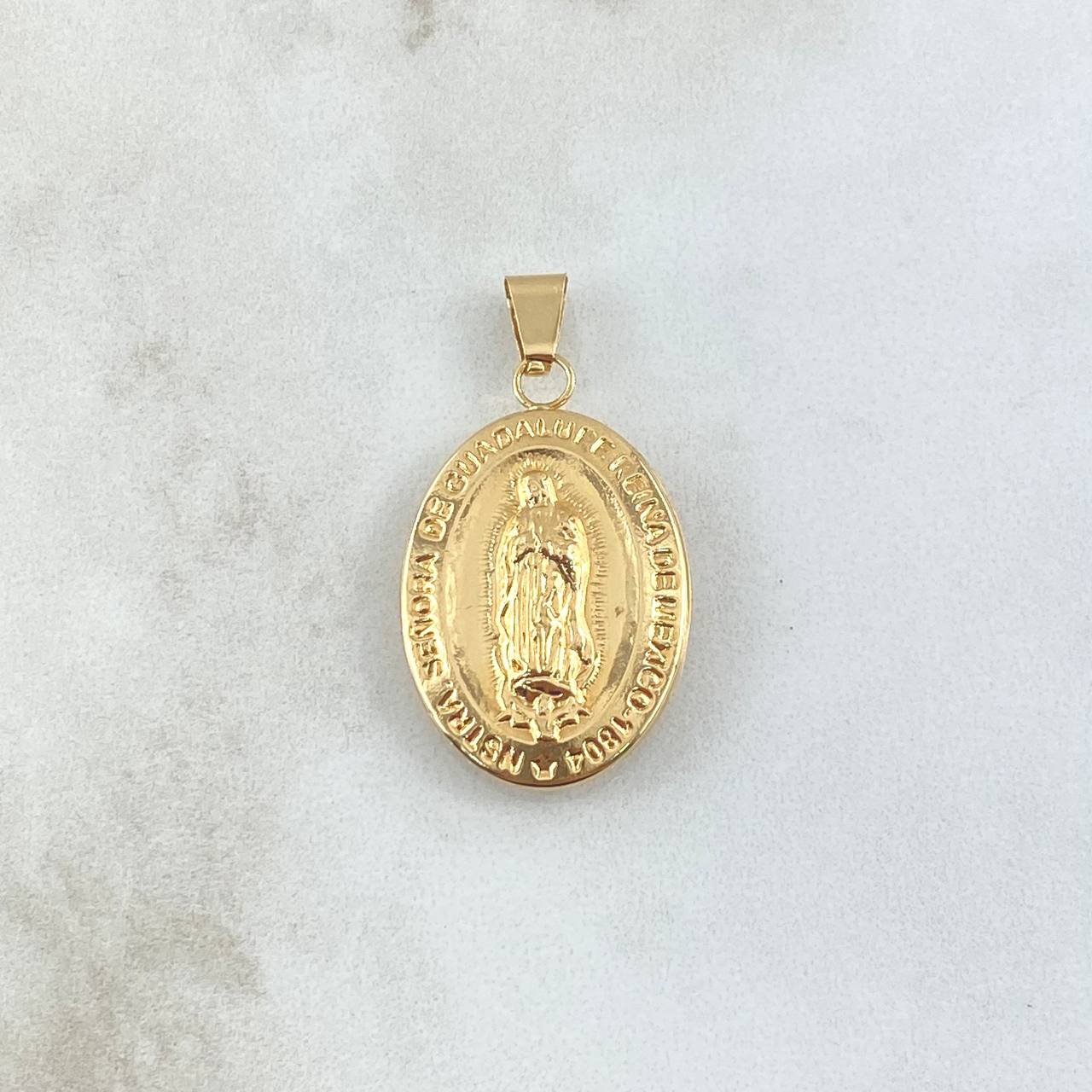 Dije Virgen Guadalupe 3.1gr / 3.5cm / Ovalo Oro Amarillo 18K Dije Virgen Guadalupe 3.1gr / 3.5cm / Ovalo Oro Amarillo 18K