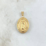 Dije Virgen Guadalupe 3.1gr / 3.5cm / Ovalo Oro Amarillo 18K Dije Virgen Guadalupe 3.1gr / 3.5cm / Ovalo Oro Amarillo 18K