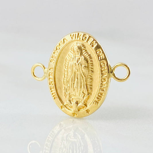 Herraje Virgen Guadalupe Ovalo 0.75gr / 1.8cm / Oro Amarillo 18K ©