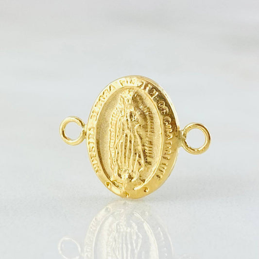 Herraje Virgen Guadalupe Ovalo 0.45gr / 1.5cm / Oro Amarillo 18K ©