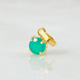 Dije Circulo Esmeralda 50pts 0.55gr / 1.1cm / Oro Amarillo 18K © Dije Circulo Esmeralda 50pts 0.55gr / 1.1cm / Oro Amarillo 18K ©