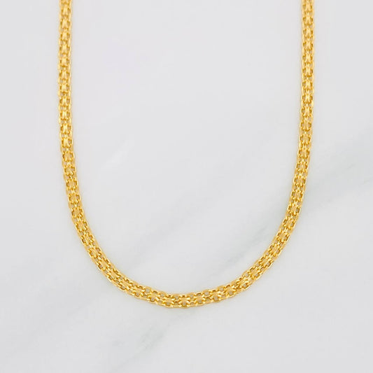Cadena China 3g / 50cm / 2.2mm Oro Amarillo 18K