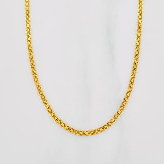 Cadena China 4.5g / 50cm / 1.9mm Oro Amarillo 18K