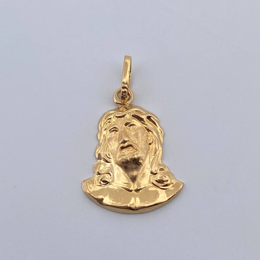 Dije Rostro Cristo 0.8gr / 2cm / Oro Amarillo 18K $