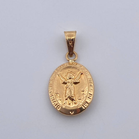 Dije Divino Niño 0.65gr / 2cm / Oro Amarillo 18K $