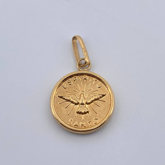 Dije Espiritu Santo 0.9gr / 2cm / Oro Amarillo 18K $