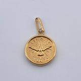 Dije Espiritu Santo 0.9gr / 2cm / Oro Amarillo 18K $ Dije Espiritu Santo 0.9gr / 2cm / Oro Amarillo 18K $