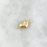 Herraje Corazón 0.25gr / 1.4cm / 7mm Troquelado Oro Amarillo 18K © Herraje Corazón 0.25gr / 1.4cm / 7mm Troquelado Oro Amarillo 18K ©