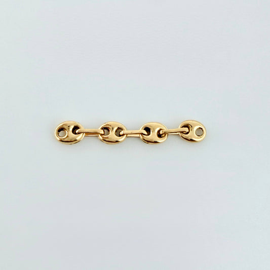 Herraje Retazo GC 0.25gr / 2.3cm / 3mm Oro Amarillo 18K ©