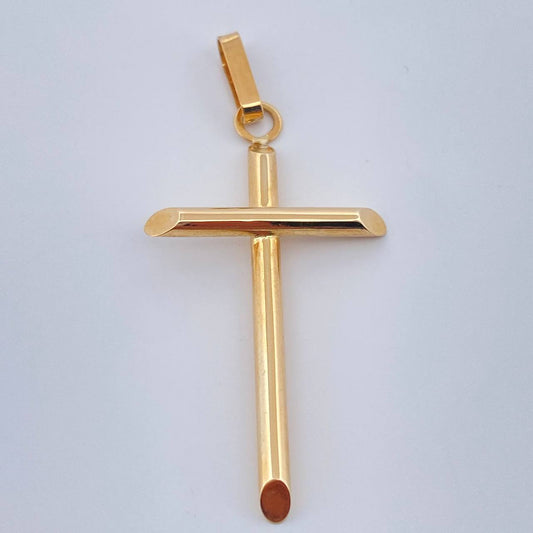 Dije Cruz 1.3gr / 4.1cm-Oro Amarillo 18K &