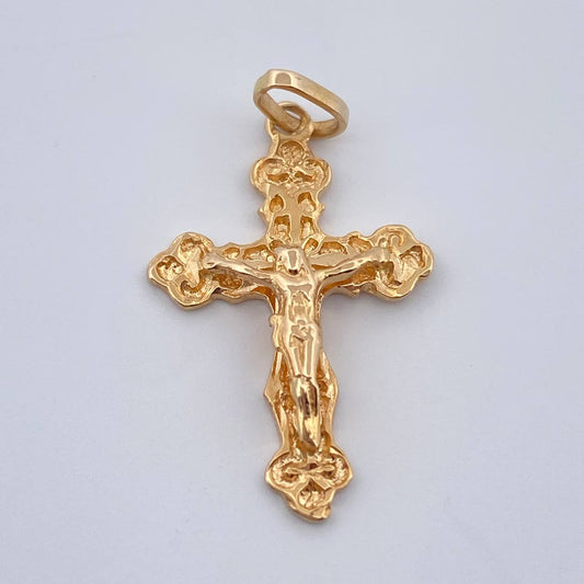 Dije Cruz Cristo 1.65gr / 2.7cm / Oro Amarillo 18K &