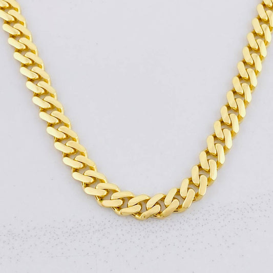 Cadena Monaco 14.75g / 45cm / 5mm Oro Amarillo 18K
