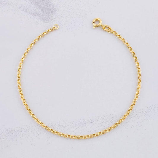 Pulso Rolo 0.95g / 18cm / 1.9mm Oro Amarillo 18K