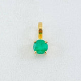 Dije Circulo Esmeralda 21pts 0.3gr / 0.8cm / Oro Amarillo 18K Dije Circulo Esmeralda 21pts 0.3gr / 0.8cm / Oro Amarillo 18K