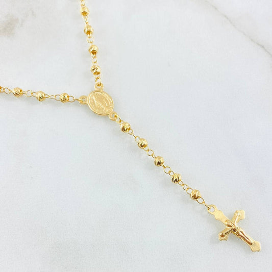 Rosario Virgen Milagrosa 7gr / 50cm / Oro Amarillo 18K *