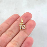 Dije Fé 1.1gr / 1.8cm / Oro Amarillo 18K * Dije Fé 1.1gr / 1.8cm / Oro Amarillo 18K *