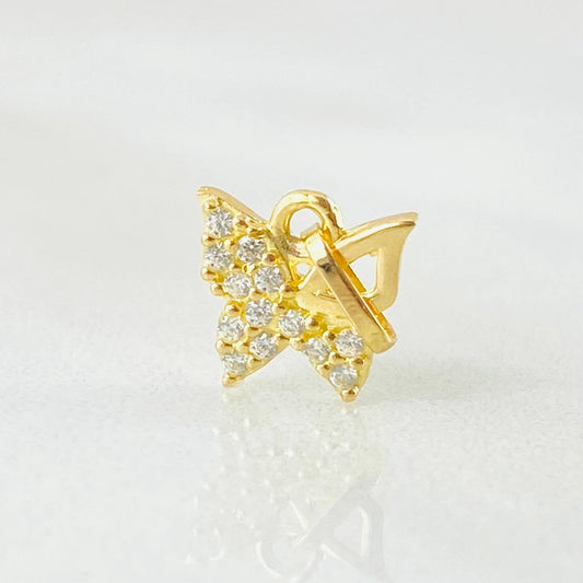 Dije Mariposa 0.4gr / 1.1cm / Oro Amarillo 18K ©