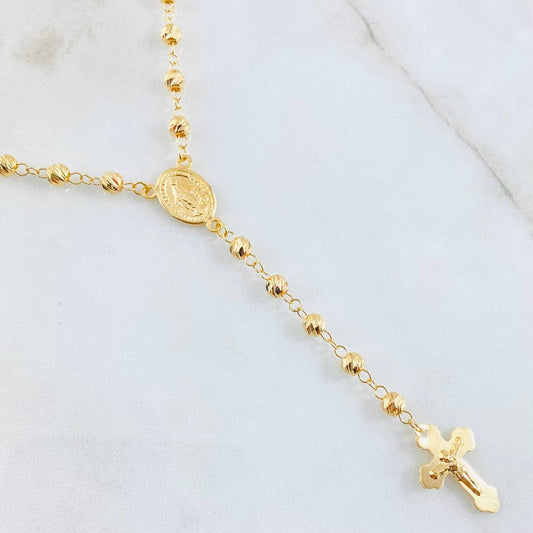 Rosario Virgen Milagrosa 9.45gr / 60cm / Oro Amarillo 18K ©