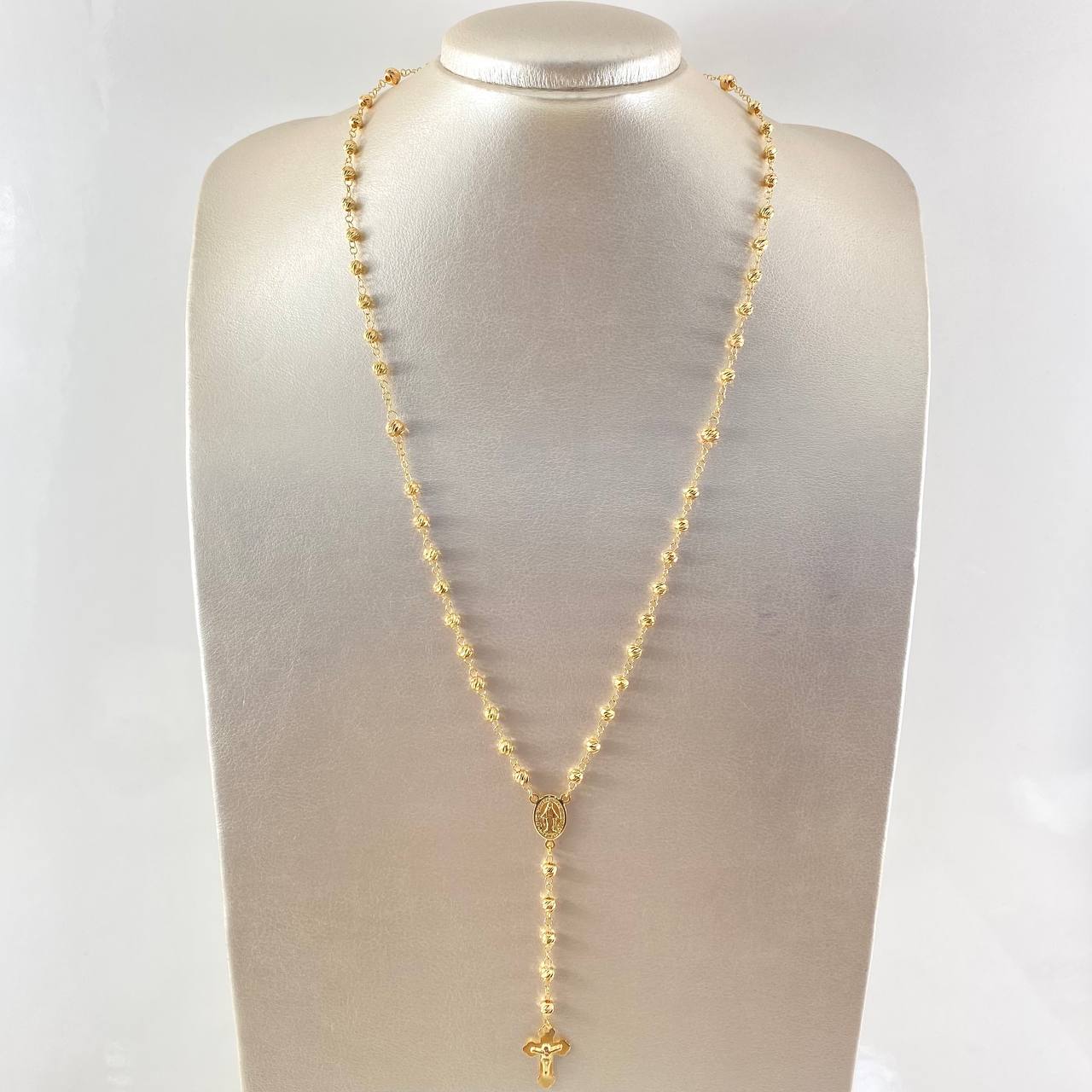Rosario Virgen Milagrosa 9.45gr / 60cm / Oro Amarillo 18K © Rosario Virgen Milagrosa 9.45gr / 60cm / Oro Amarillo 18K ©